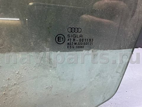 Стекло двери передней левой Audi A4 B5, 1997 г., OEM 8D0845201, арт. B111251507, фото 2