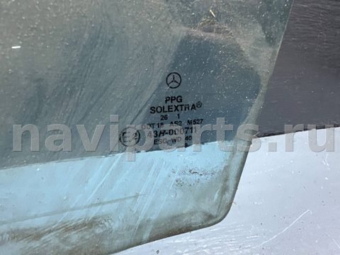 Стекло двери передней левой Mercedes E W210, 1998 г., арт. B112014044, фото 2