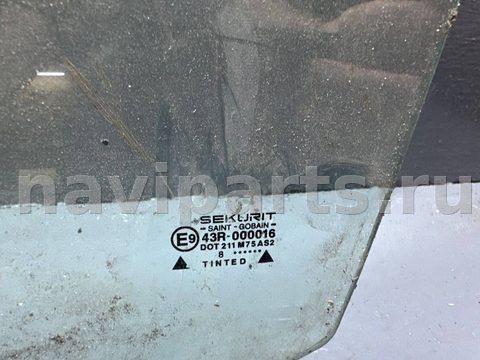 Стекло двери передней левой Seat Arosa, 2000 г., арт. B112014186, фото 2