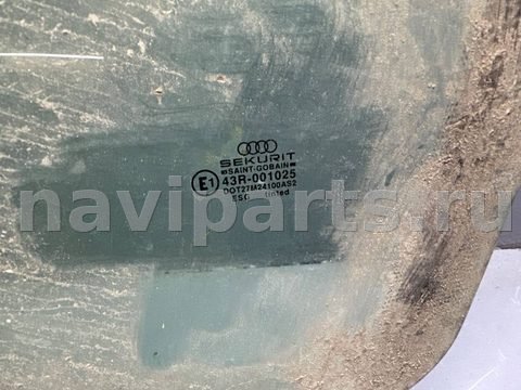 Стекло двери передней левой Audi 100 C4, 1993 г., OEM 4A0837571, арт. B112014862, фото 2