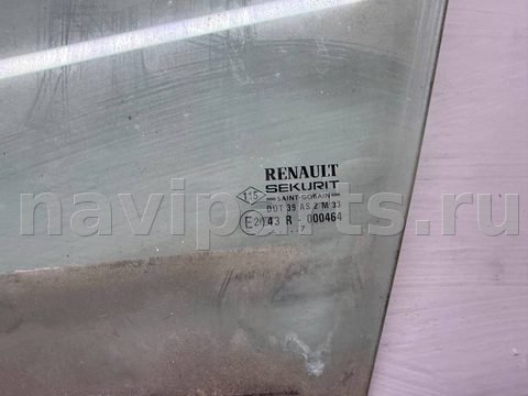 Стекло двери передней левой Renault Laguna, 1997 г., OEM 7701467575, арт. B113474844, фото 2