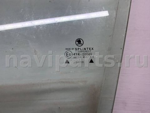Стекло двери передней левой Skoda Octavia A4, 1999 г., OEM 1U9845206A, арт. B113540857, фото 2