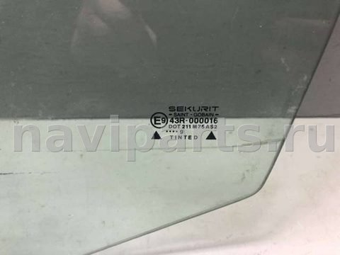 Стекло двери передней левой Volkswagen Polo, 1999 г., арт. B32737, фото 2