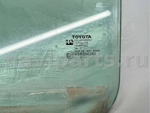 Стекло двери передней левой Toyota Sienna, 2007 г., OEM 68102AE020, арт. B65694858, фото 4