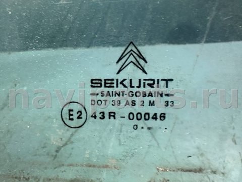 Стекло двери передней левой Citroen Xsara, 1997 г., арт. B93552471, фото 2