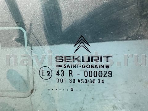 Стекло двери передней левой Citroen Xantia, 1999 г., арт. B93552539, фото 2