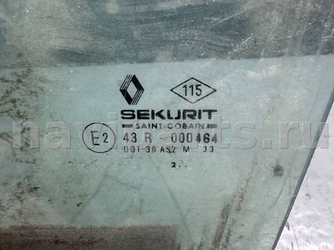 Стекло двери передней левой Renault Safrane, 1992 г., арт. B93605704, фото 2