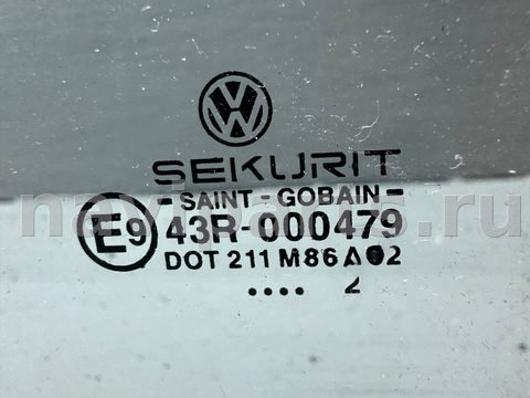 Стекло двери передней левой Volkswagen Polo, 2003 г., арт. B93936091, фото 2