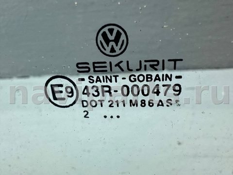 Стекло двери передней левой Volkswagen Polo, 2003 г., арт. B93936509, фото 2