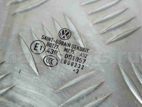 Стекло двери передней правой Volkswagen Golf, 1998 г., арт. 012791, фото 2