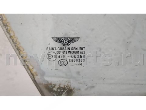 Стекло двери передней правой Bentley Continental GT I, 2003 г., арт. 20865063, фото 5