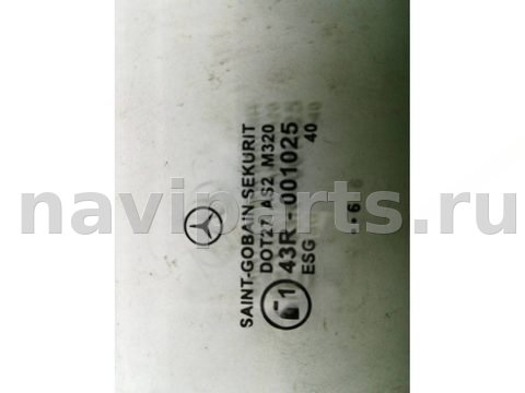 Стекло двери передней правой Mercedes Sprinter, 1997 г., OEM 43R001025, арт. 301474