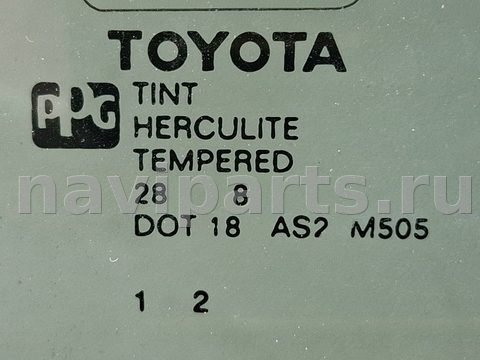 Стекло двери передней правой Toyota Sienna, 2008 г., арт. 321637, фото 4