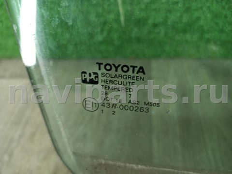 Стекло двери передней правой Toyota Sienna, 2007 г., арт. 328781, фото 4