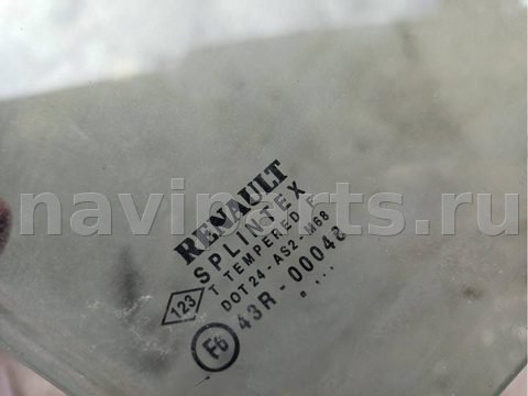 Стекло двери передней правой Renault Scenic, 1997 г., арт. 49843, фото 2