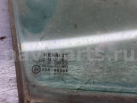 Стекло двери передней правой Renault Scenic RX4, 2002 г., OEM 7702280068, арт. B108276502, фото 2