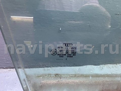 Стекло двери передней правой Audi A4 B6, 2003 г., OEM 8E0845022D, арт. B112136796, фото 2