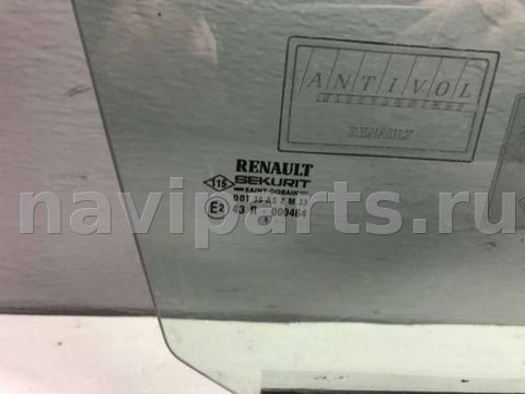 Стекло двери передней правой Renault Safrane, 1995 г., арт. B20475535, фото 2