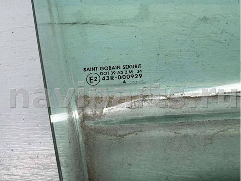 Стекло двери передней правой Citroen C8, 2004 г., OEM 43R000929, арт. B42719760_2, фото 2
