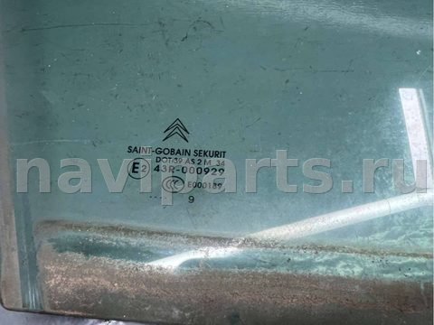 Стекло двери передней правой Citroen C4, 2009 г., OEM 43R000929, арт. B83181525, фото 2
