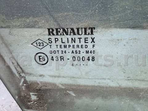 Стекло двери передней правой Renault 19, 1994 г., арт. B93609506, фото 2