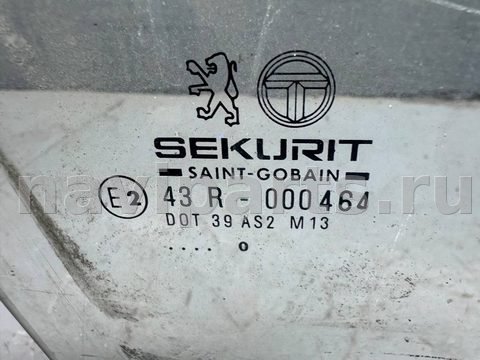 Стекло двери передней правой Peugeot 405, 1990 г., арт. B93609581, фото 2