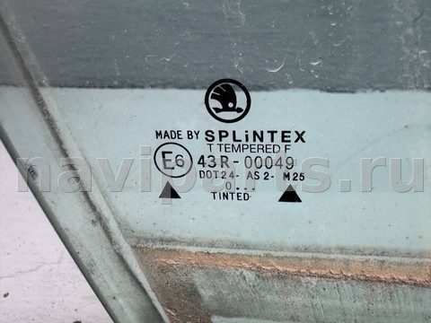 Стекло двери передней правой Skoda Octavia A4, 2001 г., арт. B93891610, фото 2