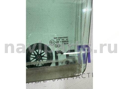 Стекло двери задней левой Volkswagen Touareg, 2012 г., OEM 43R000929, арт. 103751312_2, фото 2