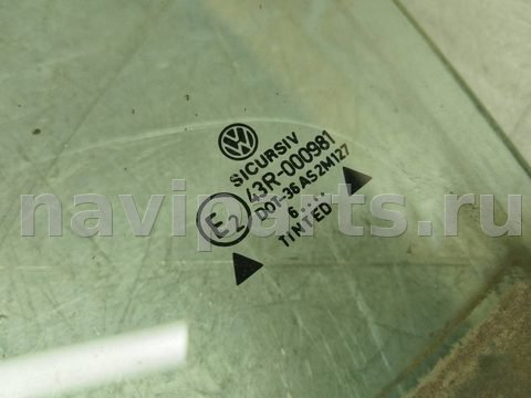 Стекло двери задней левой Volkswagen Passat B4, 1993 г., арт. 105318, фото 2