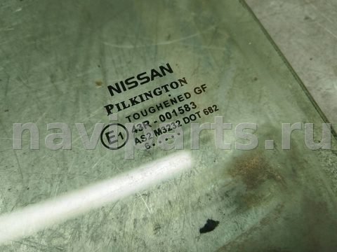 Стекло двери задней левой Nissan Note, 2005 г., арт. 107772, фото 2
