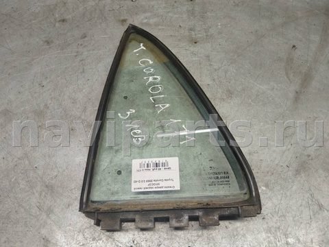 Стекло двери задней левой Toyota Corolla E120/E130, 2002 г., арт. 114513