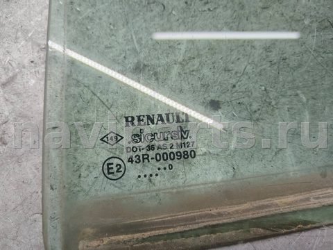 Стекло двери задней левой Renault Megane рестайлинг, 1999 г., арт. 116058, фото 2