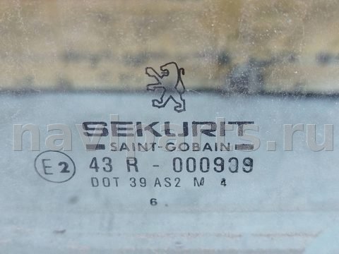 Стекло двери задней левой Peugeot 605 рестайлинг, 1994 г., арт. 139336, фото 2