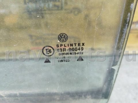 Стекло двери задней левой Volkswagen Golf, 1991 г., арт. 146259, фото 2