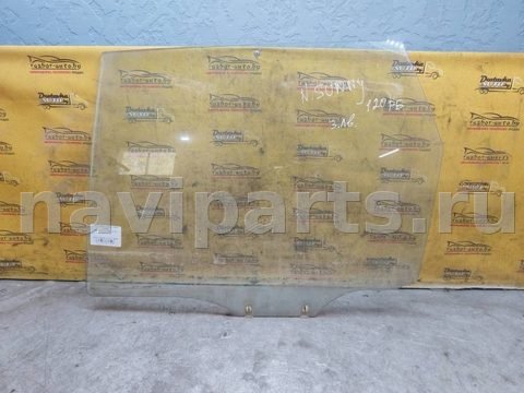 Стекло двери задней левой Nissan Sunny B12, 1986 г., арт. 146984