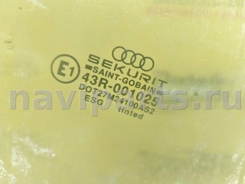 Стекло двери задней левой Audi 80 B4/8C, 1991 г., арт. 150836, фото 2