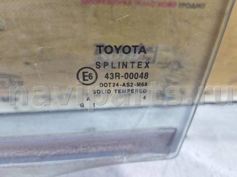 Стекло двери задней левой Toyota Avensis, 2002 г., арт. 153198, фото 2