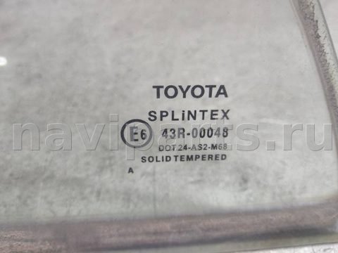 Стекло двери задней левой Toyota Avensis, 2002 г., арт. 153199, фото 2