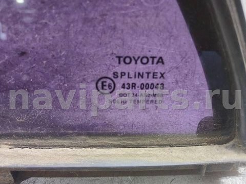 Стекло двери задней левой Toyota Avensis рестайлинг, 2006 г., арт. 156073, фото 2
