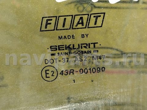Стекло двери задней левой Fiat Stilo, 2001 г., OEM 43r001099, арт. 169694, фото 2