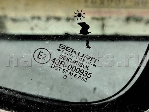 Стекло двери задней левой Saab 9-5, 1997 г., OEM 43r000935, арт. 171488, фото 2