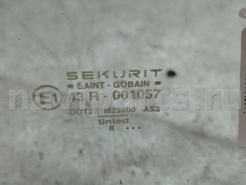 Стекло двери задней левой Ford Fiesta, 1996 г., OEM 43r001057, арт. 174336, фото 2