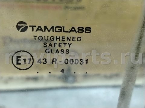 Стекло двери задней левой Volkswagen Passat B4, 1993 г., OEM 43r00031, арт. 198744, фото 2