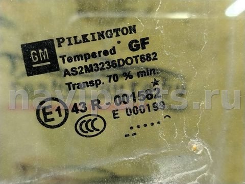 Стекло двери задней левой Opel Astra J, 2009 г., OEM 43r001582, арт. 210527, фото 2