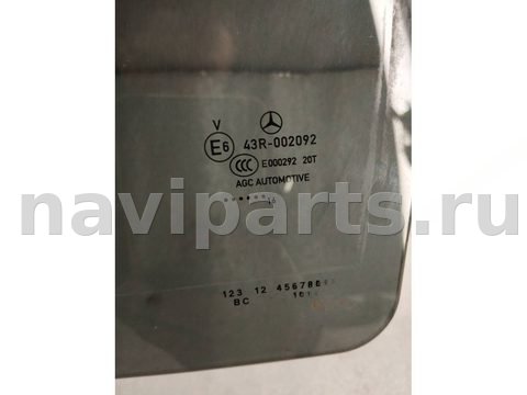 Стекло двери задней левой Mercedes C W205, 2016 г., OEM A2057350710, арт. 25186, фото 4
