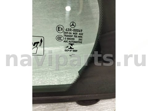 Стекло двери задней левой Mercedes C W205, 2016 г., OEM A2057300055, арт. 26464, фото 2
