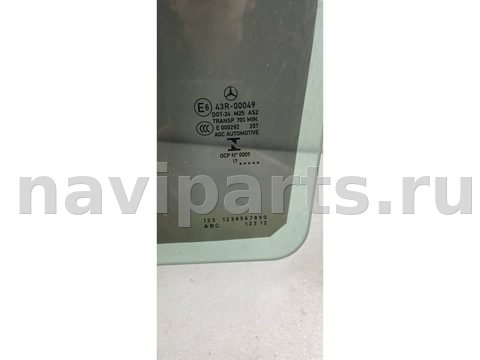 Стекло двери задней левой Mercedes C W205, 2014 г., арт. 27105, фото 2