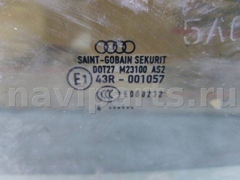 Стекло двери задней левой Audi A4 B6, 2000 г., арт. 27503, фото 2