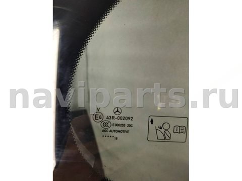 Стекло двери задней левой Mercedes E W213, 2018 г., арт. 28081, фото 8