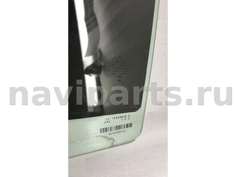 Стекло двери задней левой Mercedes E W213, 2019 г., OEM A2137350110, арт. 31734
